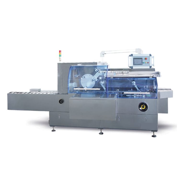 ระบบบรรจุภัณฑ์ เครื่องบรรจุแนวนอน NW-KX130 ซึ่งเป็นส่วนหนึ่งของระบบอัตโนมัติในการบรรจุภัณฑ์.