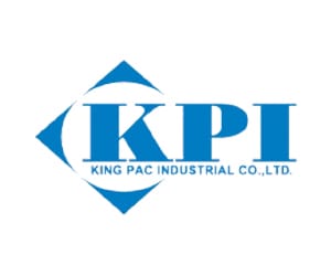 โลโก้บริษัท คิงแพค อินดัสเทรียล จำกัด พร้อมข้อความ KPI และบริบทระบบอัตโนมัติในบรรจุภัณฑ์