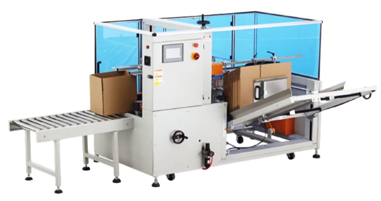 Packaging system Automatic carton erector and tape sealer machine NW-GK40E for packaging automation systems.