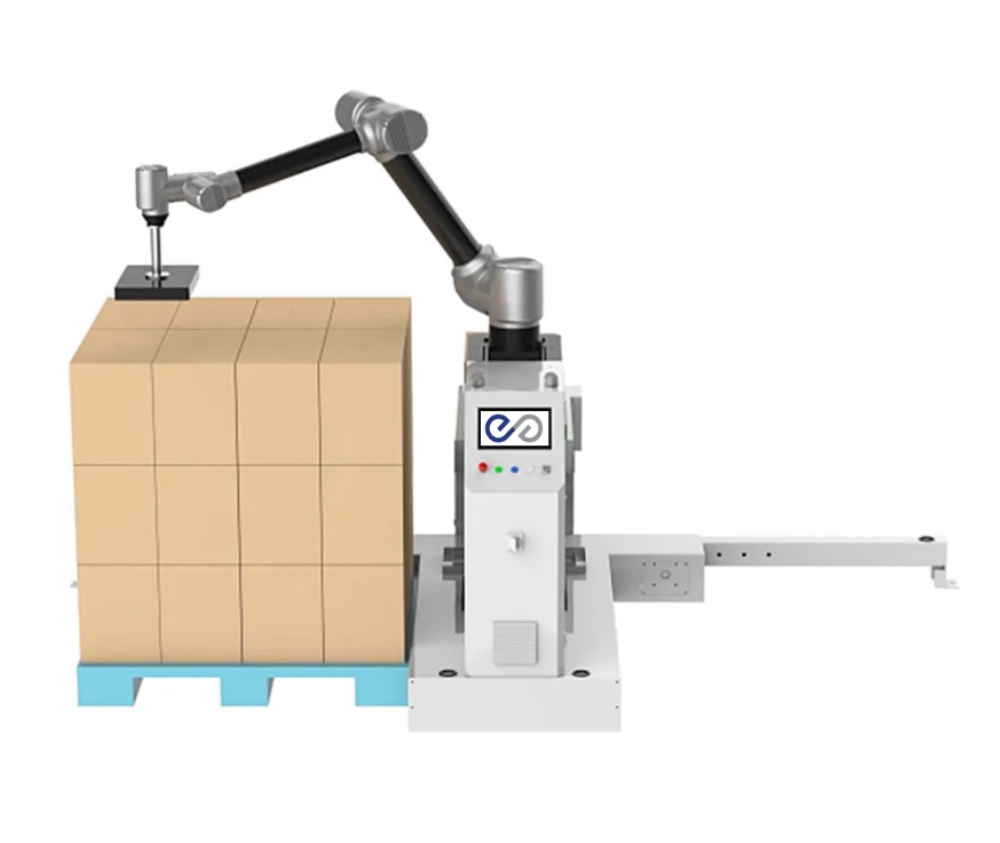 Packaging system Website packaging system automation with black and white pixel art