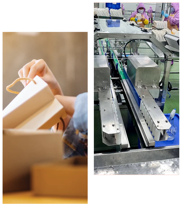 Packaging system Packaging system and automation system in a production facility