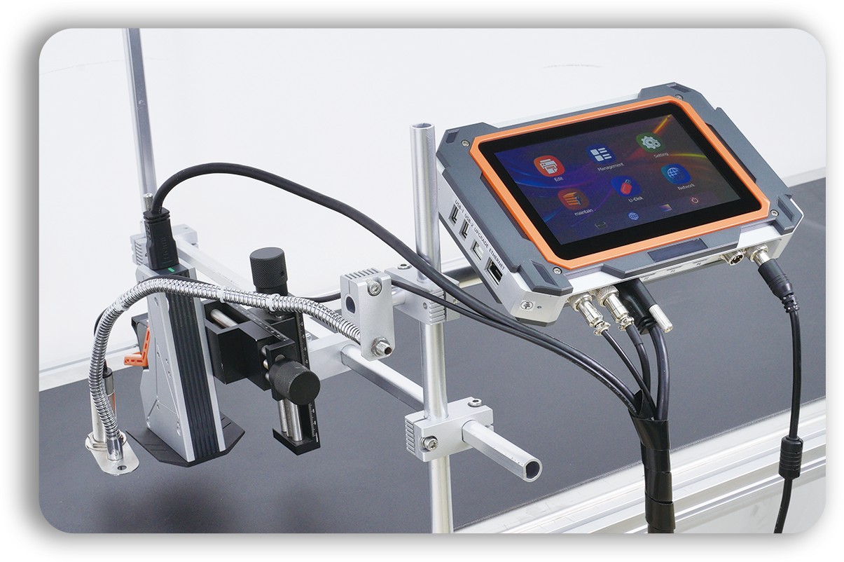 Packaging system Website packaging system automation with black and white pixel art