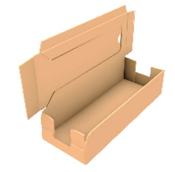 Packaging system Cardboard box packaging system for integrated programs
