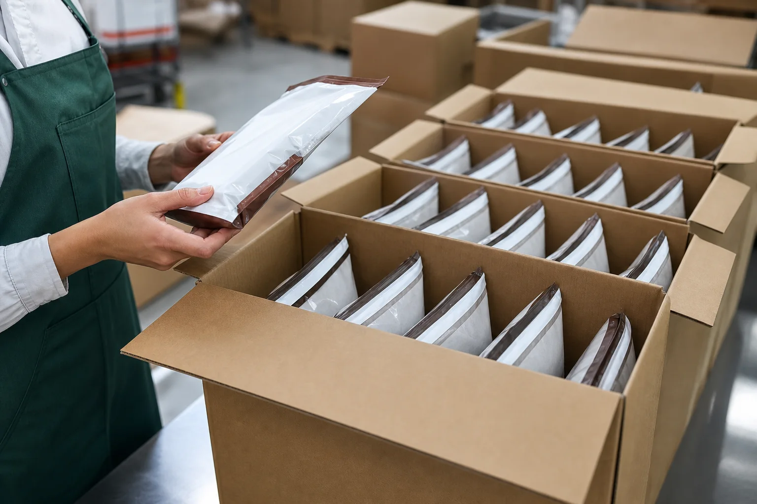 Final packaging quality check for consistent consumer product presentation