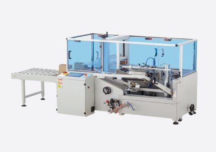 Packaging system Automated packaging system with conveyor belt and control panel